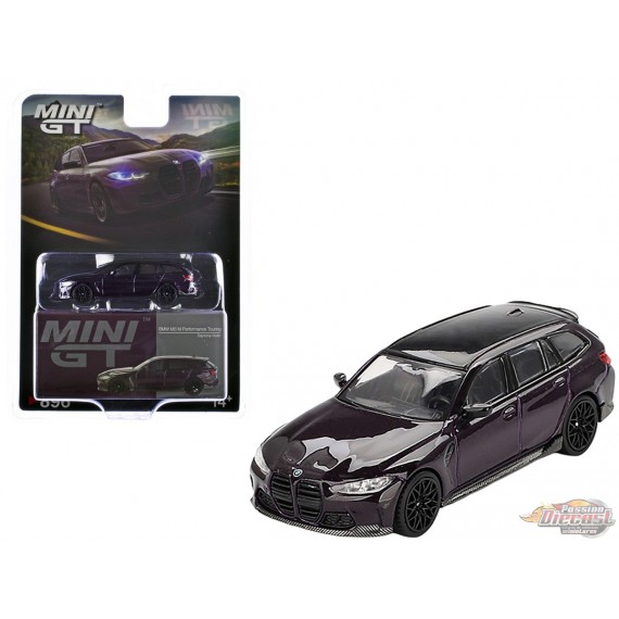BMW M3 M Performance Touring Daytona Violet - Mini GT - 1:64 - MGT00896 Passion Diecast