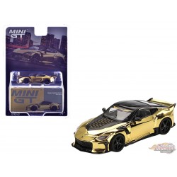 Nissan Z VeilSide FZ400 Gold Chrome - Mini GT - 1:64 - MGT00985