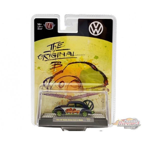 CHASE CAR 1953 Volkswagen Beetle Deluxe The Slug Bug Edition - Hobby Exclusive - M2 Machine - 1:64 - 31500-HS63GR
