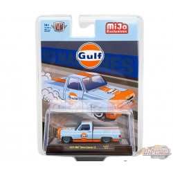 CHASE CAR 1979 GMC Sierra Classic 15 Custom GULF - Blue - MiJo Exclusives - M2 Machine - 1:64 - 31500-MJS83GR