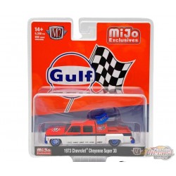 CHASE CAR 1973 Chevrolet Cheyenne Super 30 GULF Racing - M2 Machine - 1:64 - 39000-MJS06GR