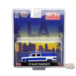 CHASE CAR 1977 Chevrolet Cheyenne Super 30 LA - White - M2 Machine - 1:64 - 39000-MJS05GR