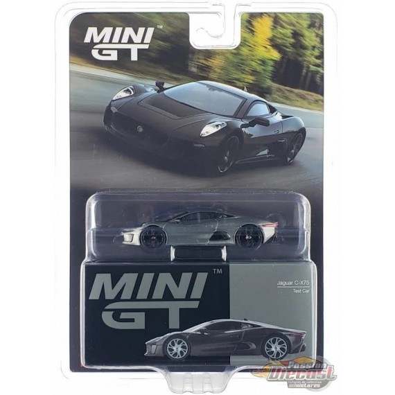CHASE CAR Jaguar C-X75 Test Car - Mini GT - 1:64 - MGT00997GR Passion Diecast