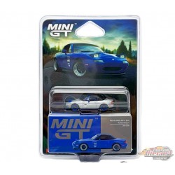 CHASE CAR Mazda Miata MX-5 (NA) Tuned Version Dark Blue - Mini GT - 1:64 - MGT01069GR