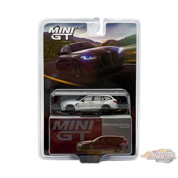 CHASE CAR BMW M3 M Performance Touring Daytona Violet - Mini GT - 1:64 - MGT00896GR