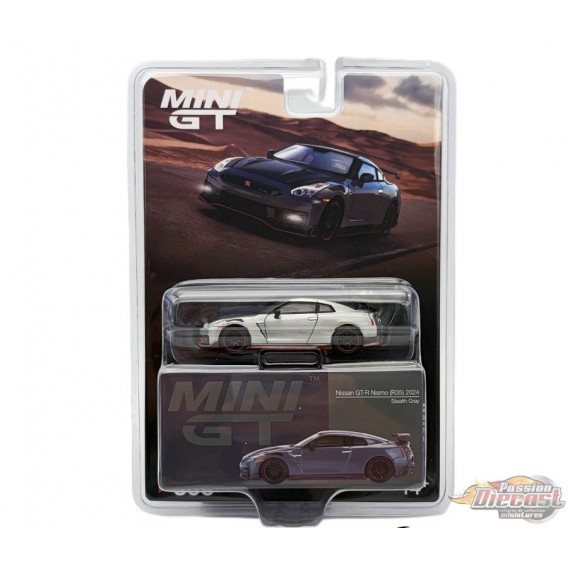CHASE CAR Nissan GT-R Nismo 2024 NISMO Gris furtif - Mini GT - 1:64 - MGT00868GR Passion Diecast