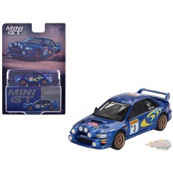 Subaru Impreza WRC98 1998 Rally Monte-Carlo 3rd Place No.3 - Mini GT - 1:64 - MGT00975 Passion Diecast
