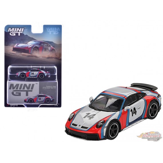 Porsche 911 Dakar Gris Glace Métallisé Rallye 1974 - Mini GT - 1:64 - MGT00964 Passion Diecast