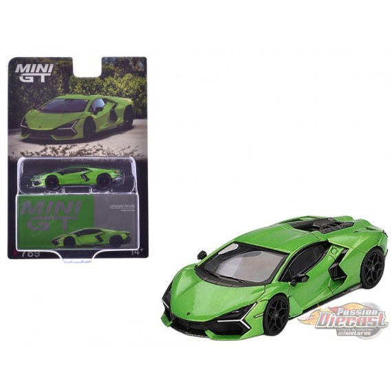 Lamborghini Revuelto Verde Selvans - Mini GT - 1:64 - MGT00789 Passion Diecast