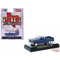 1977 Chevrolet Cheyenne 10 - Bleu - C10s In The Park - MiJo Exclusives - M2 Machine - 1:64 - 31500-MJS87