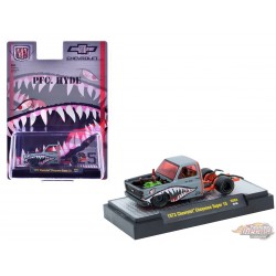 1973 Chevrolet Cheyenne Super 10 PFC. HYDE Shark Face - M2 Machine - 1:64 - 31500-HS62