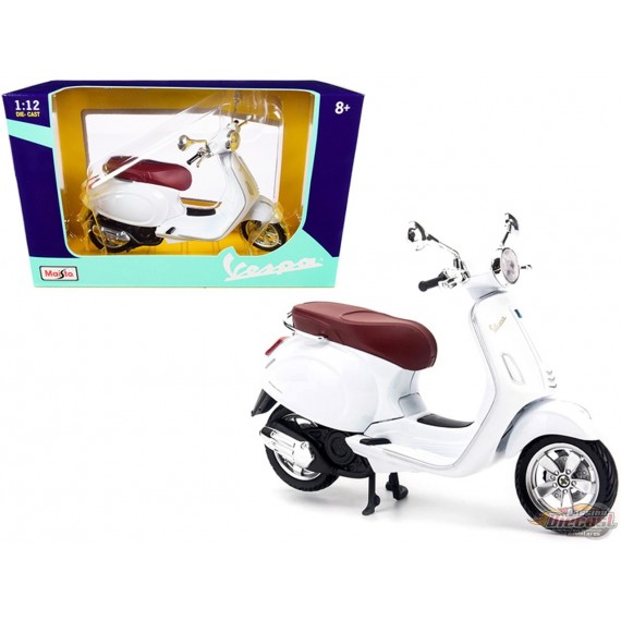 Vespa  Scooter Piaggio & Co White - 1/18 - MAISTO - 31540 White