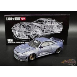 CHASE CAR Kaido★House - Nissan Skyline GT-R (R33) Active Carbon R V2 - Mini GT - Mijo Exclusives - 1/64 - KHMG163GR