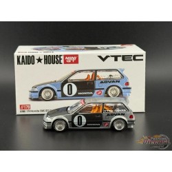 CHASE CAR HONDA CIVIC (EF) ROULETTE V1 - Mini GT - Mijo Exclusives - 1/64 - KHMG179GR