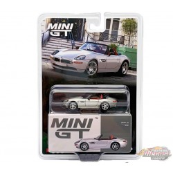 CHASE CAR BMW Z8 - Argent - Mini GT - 1:64 - MGT00998GR Passion Diecast
