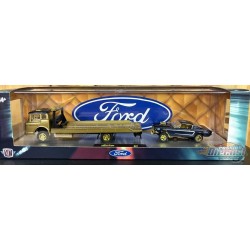 CHASE CAR 1990 Ford C-8000 & 1966 Ford Mustang Gasser - M2 1/64 - 36000-87 BGR