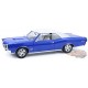 1966 Pontiac GTO in Barrier Blue with White Top - 1/18 - Highway 61 - 18047