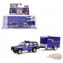 New York State Police - 2001 Jeep Cherokee - Hot Pursuit Hitch & Tow No.1 - Hobby Exclusive - 1/64 GL - 32315 B