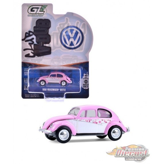 1950 Volkswagen Beetle - Botanical Beetle - Club Vee-Dub Series 21 - 1/64 Greenlight - 36120 A