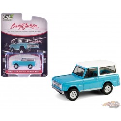 1966 Ford Bronco Custom SUV - Barrett-Jackson Scottsdale Edition Series 15 - 1/64 Greenlight - 37320 A