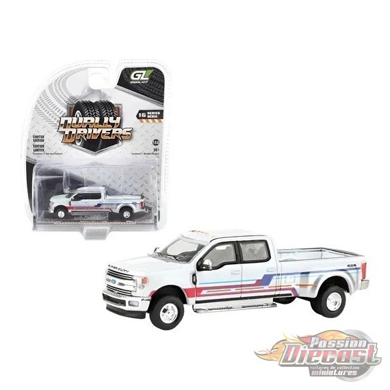 Ford F-350 Lariat Dually Pickup 2019 - Dually Drivers Series 16 - 1/64 Greenlight - 46160 D