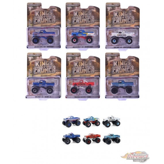 "Kings of Crunch" Series 16 - Assortiment - 1/64 Greenlight - 49160 - Passion Diecast