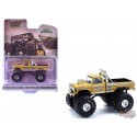 Bigfoot No.1 50th Anniversary - 1974 Ford F-250 Monster Truck in Gold (Hobby Exclusive) - 1/64 Greenlight - 30552