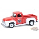 Red Crown Gasoline - 1954 Ford F-100 Pickup Truck - Blue Collar Collection Series 14 - 1/64 Greenlight - 35300 A