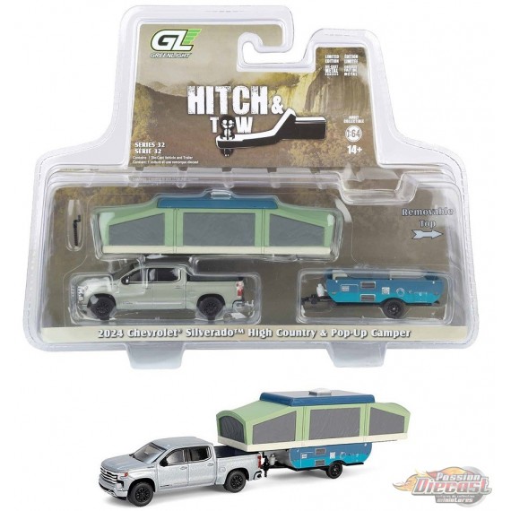 2024 Chevrolet Silverado High Country in Sterling Gray - Hitch & Tow Series 32 - 1/64 GL - 32320 D