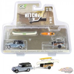 1968 Jeep Jeepster Commando SC-1 Trailer Canoe Rack Canoe and Kayak - Hitch & Tow Series 32 - 1/64 GL - 32320 B