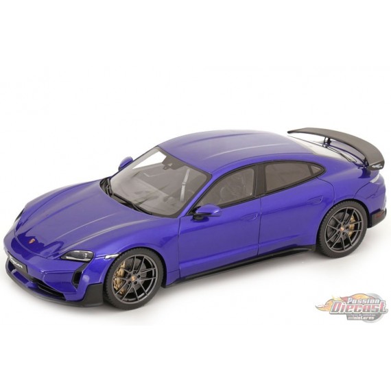 Porsche Taycan Turbo GT Purple Sky Metallic 2023 - 1/18 - GT SPIRIT - GT520 Passion Diecast