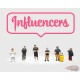 Influencers - 6 Piece metal set - American Diorama - 1/64 - AD-2433 Passion Diecast