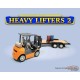 Heavy Lifters Forklift Set II - 5 Piece metal set - American Diorama - 1/64 - AD-2434 Passion Diecast