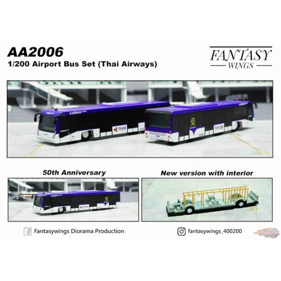 Airport Bus (Thai Airways - Interior Version) / Fantasy Wings / 1:200 / AA2006