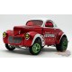 Gasser 1940 enrouleur de rouge et vert avec accents de flammes blanches - ACME - 1/18 - A1800938