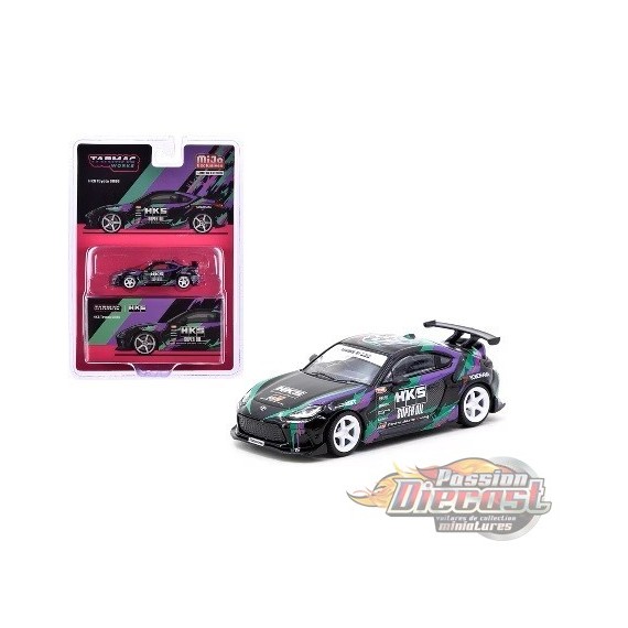 Toyota GR86 HKS TYPE R 2022 Tokyo Auto Salon Noir - Mini GT - 1:64 - MGT01005 Passion Diecast