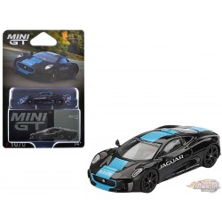 Jaguar C-X75 Black - Mini GT - 1:64 - MGT01070 Passion Diecast