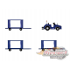 Cargo Cart Set (American Airlines) / Fantasy Wings / 1:200 / FWDP-CG-2026