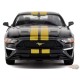 2018 Ford Mustang GT - Matte Black with Gold - Motormax 1/24 - 79204 Passion Diecast