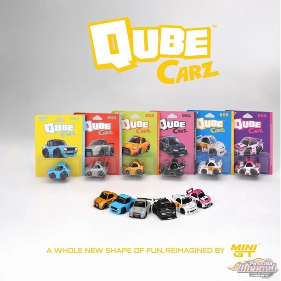 Assortiment QubeCarz Série 1 Liberty Walk - Mini GT QubeCarz - 1:64 - QZO0101 QZ-COMBO001 Passion Diecast