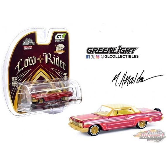 1963 Chevrolet Impala Lowrider - Michael Heralda Special Edition - Hobby Exclusive - 1/64 Greenlight - 2020001