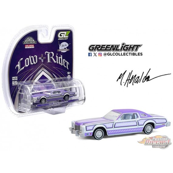 1973 Ford Thunderbird Lowrider - Michael Heralda Special Edition - Hobby Exclusive - 1/64 Greenlight - 2020003