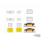 Cargo Container Set (DHL) / Fantasy Wings / 1:400 /  UNLD-CG-4065