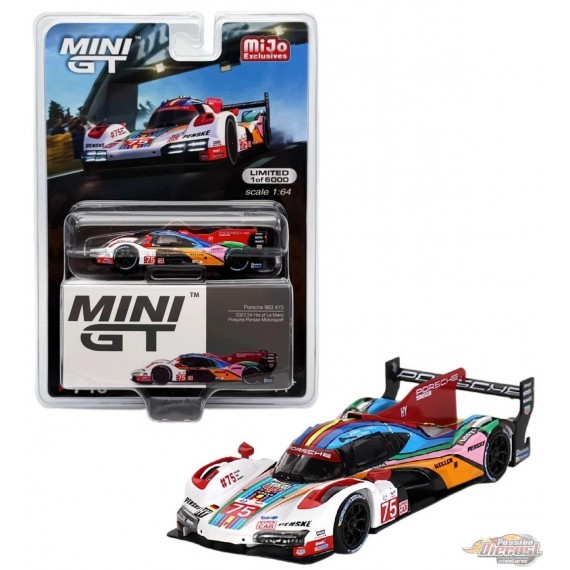 Porsche 963 No.75 Porsche Penske Motorsport 2023 24 Hrs of Le Mans - Mini GT - 1:64 - MGT00740 Passion Diecast