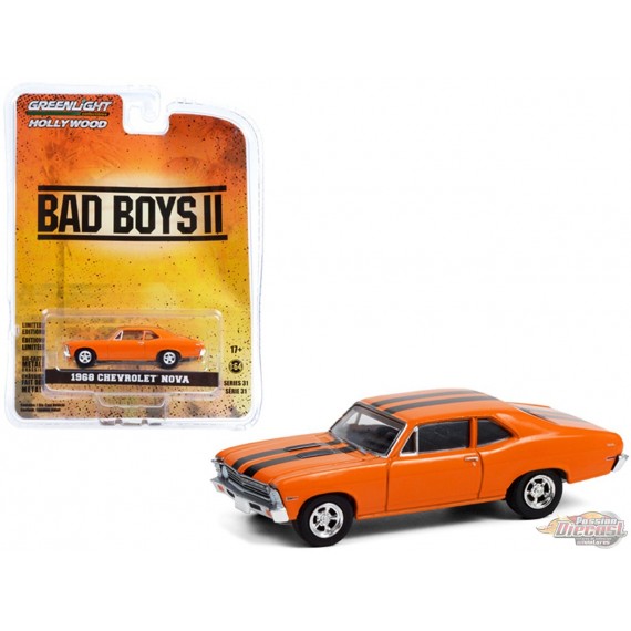 1968 Chevrolet Nova - Bad Boys II (2003) - Hollywood 31 - 1/64 Greenlight - 44910 F - Passion Diecast