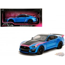(Preorder  2020 Ford  Mustang Shelby GT500  Bleu – Pink Slips  - Jada 1/18  -  35723
