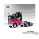 1976 Kenworth K100 Aerodyne - Black and Pink - IXO Models - 1:64 - U64TR006 Passion Diecast