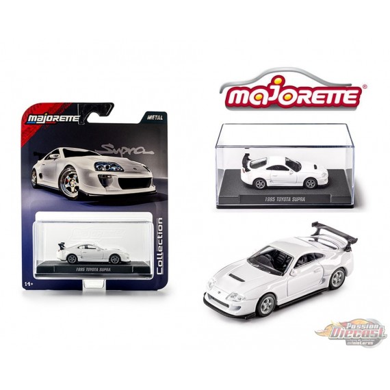 1995 Toyota Supra - Blanc - Majorette 1:64 - 8505001017 - Passion Diecast 