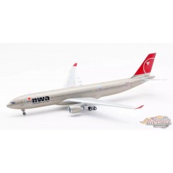 (Free shipping) Northwest Airlines Airbus A330-323 / N807NW / B-Models / 1:200 / B-333-807