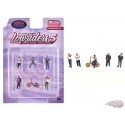 Figures Lowriders 5 - 6 Piece metal set - American Diorama - 1/64 - AD-2427